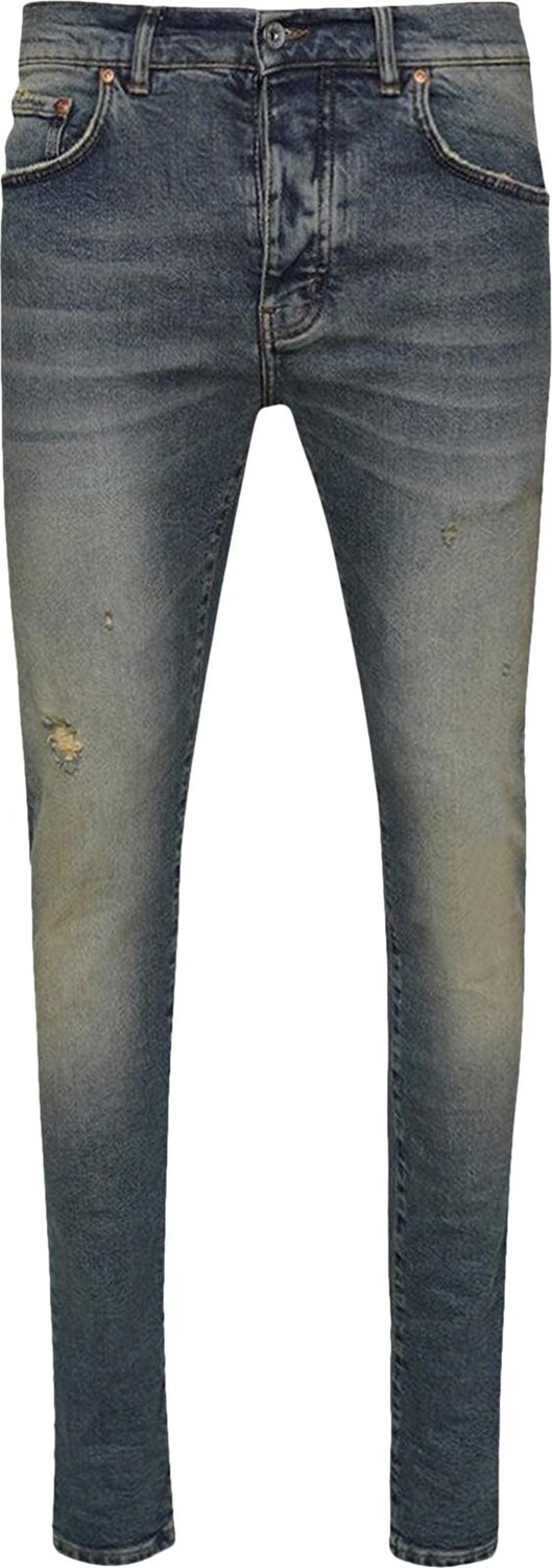 

Джинсы PURPLE BRAND Worn Faded 'Mid Indigo', синий