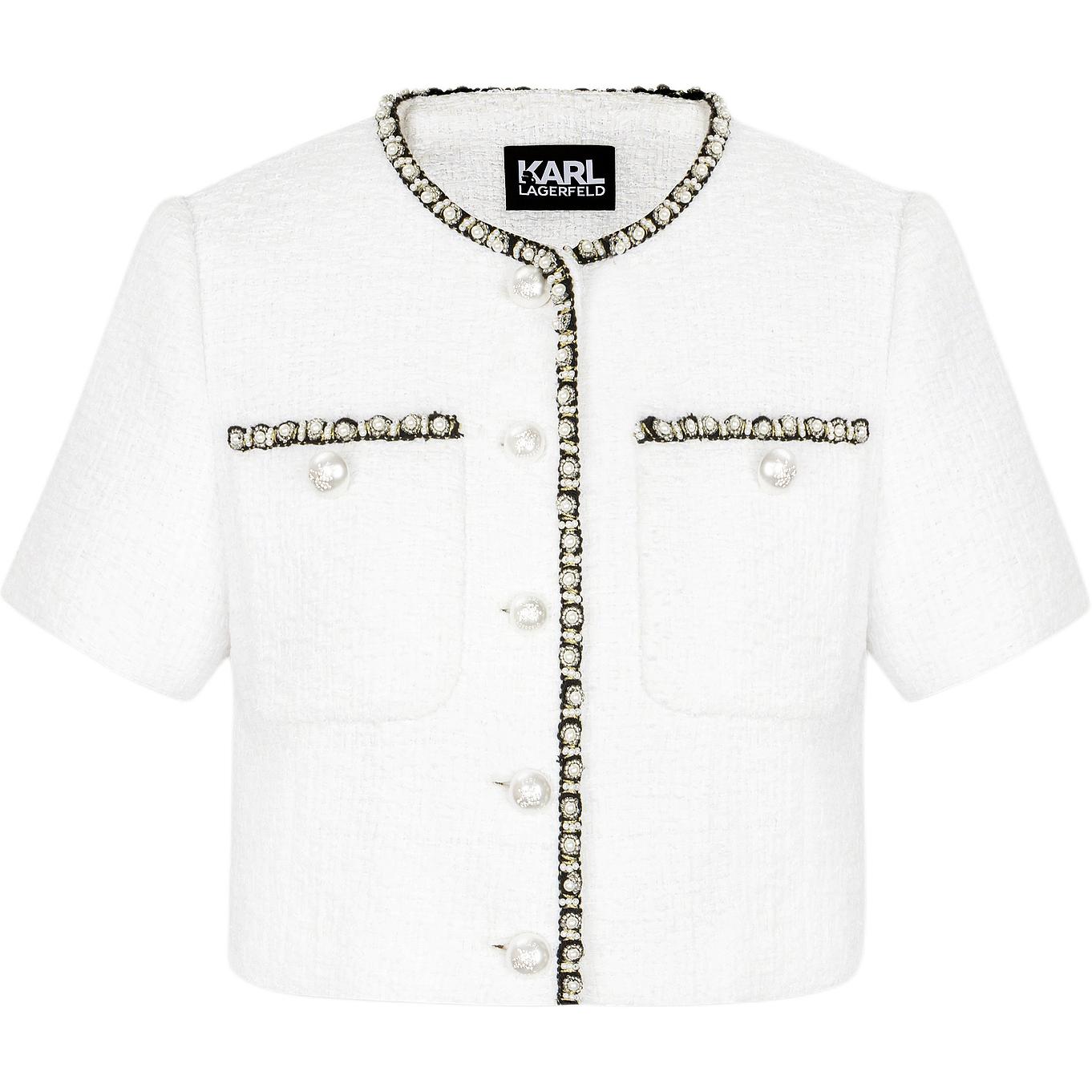 

KARL LAGERFELD / Karl Lagerfeld Jeans KARL LAGERFELD SS24 Куртка женская белая