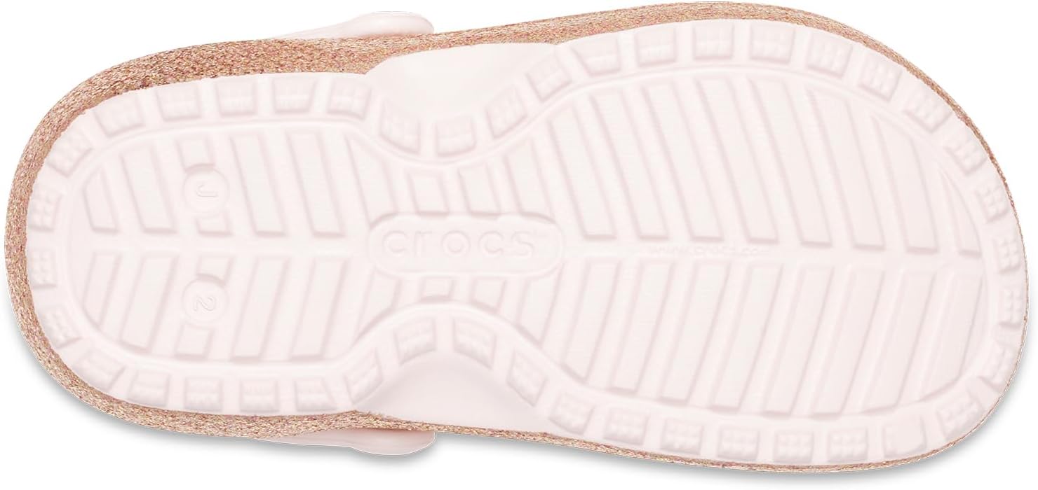 Детские классические сабо Crocs унисекс с подкладкой, бледно-розовый — фото 3