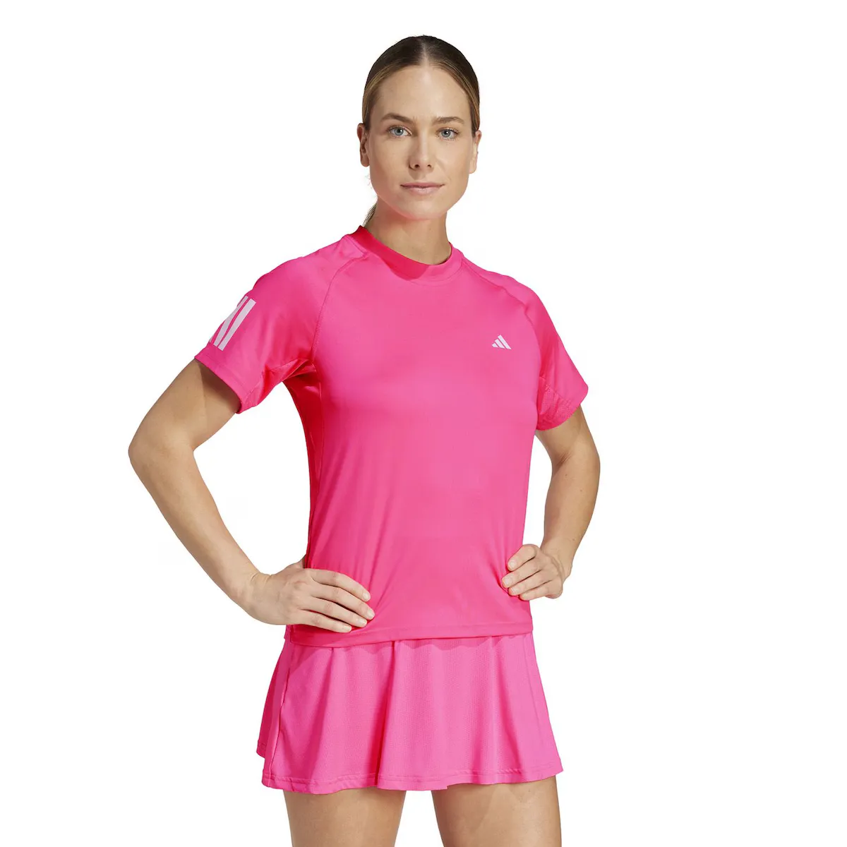 

Женская теннисная рубашка Adidas Club, розовый