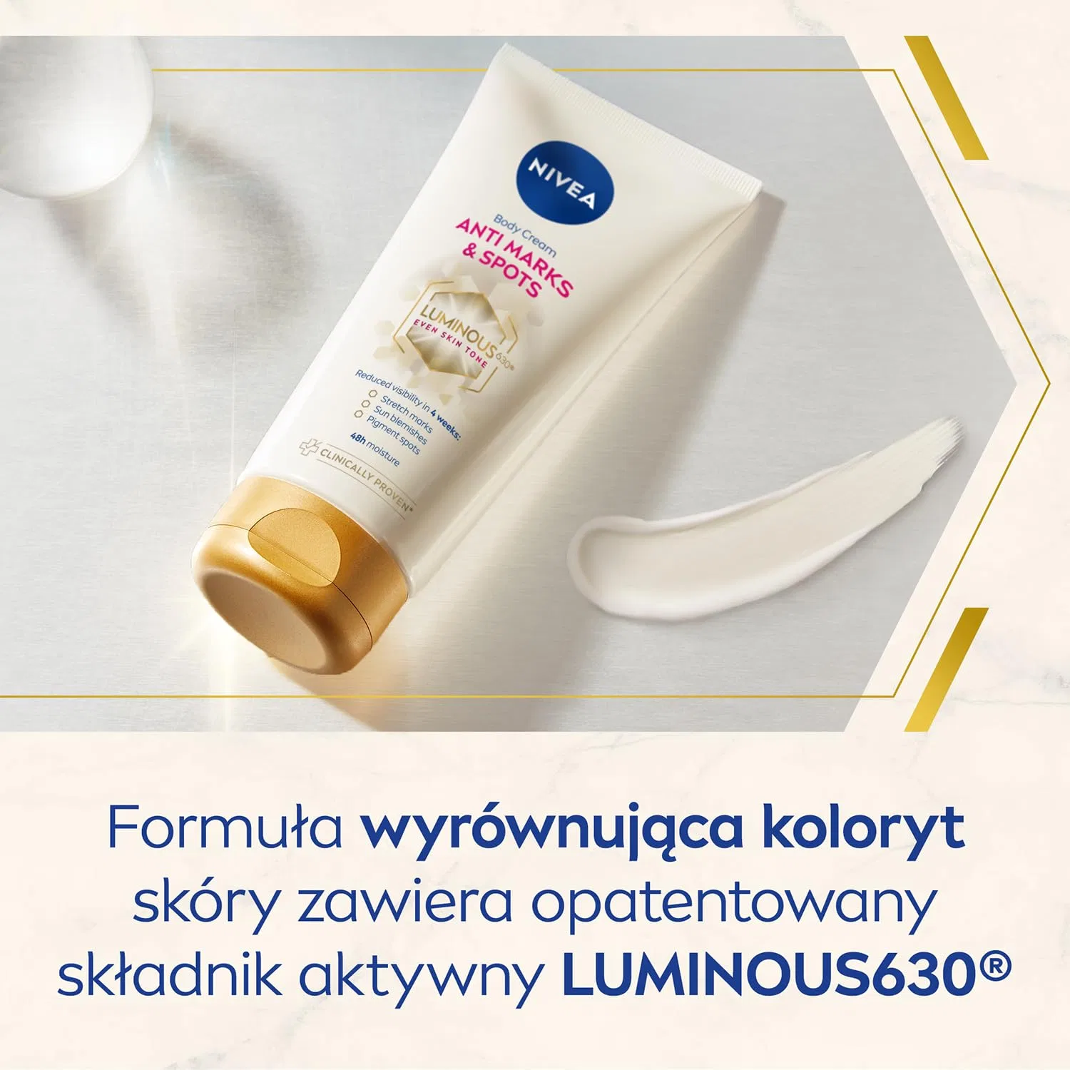Женский крем для тела «Luminous 630 Anti Stretch Marks & Anti Spots» от Nivea Nivea — фото 4