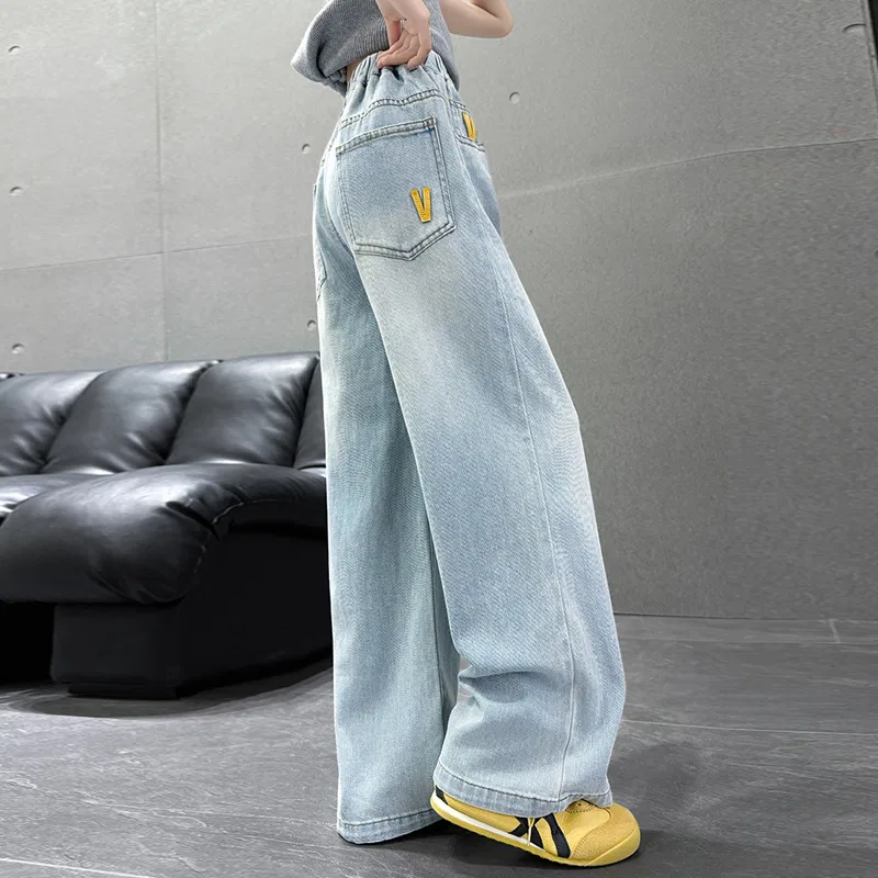 Джинсы детские thin non stretch cooling Disney, Light Blue — фото 3
