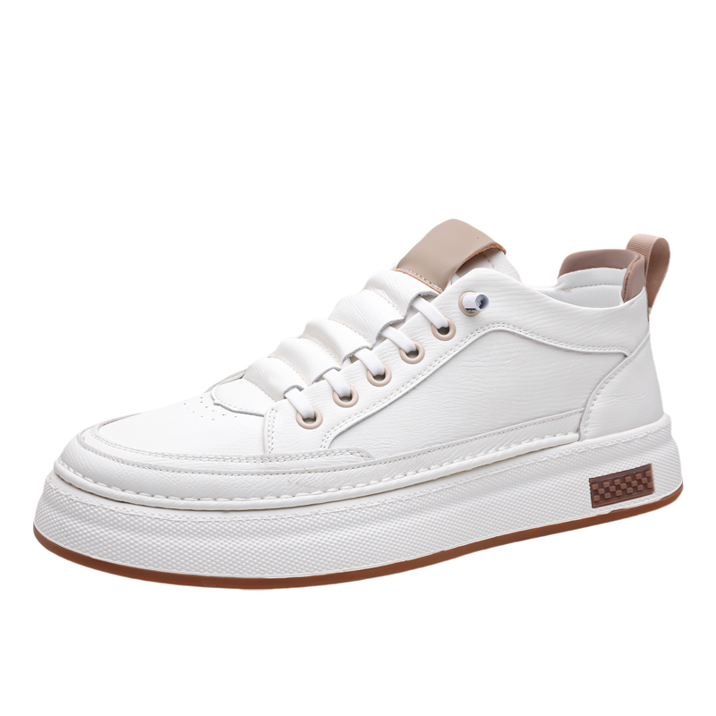 

Нескользящие низкие кроссовки для скейтбординга для мужчин POPULAR ROUSE PR, White