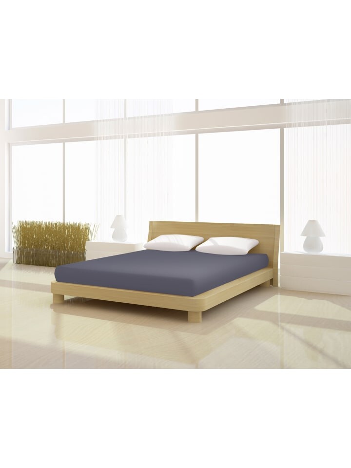 

Простыня на подгонке MrSandman Full Elastan de luxe 120 130 x 200 220 cm, антрацит