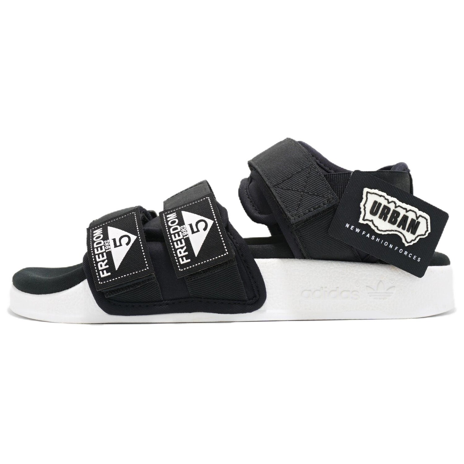 

Пляжные сандалии женские черный/белый Adidas Originals