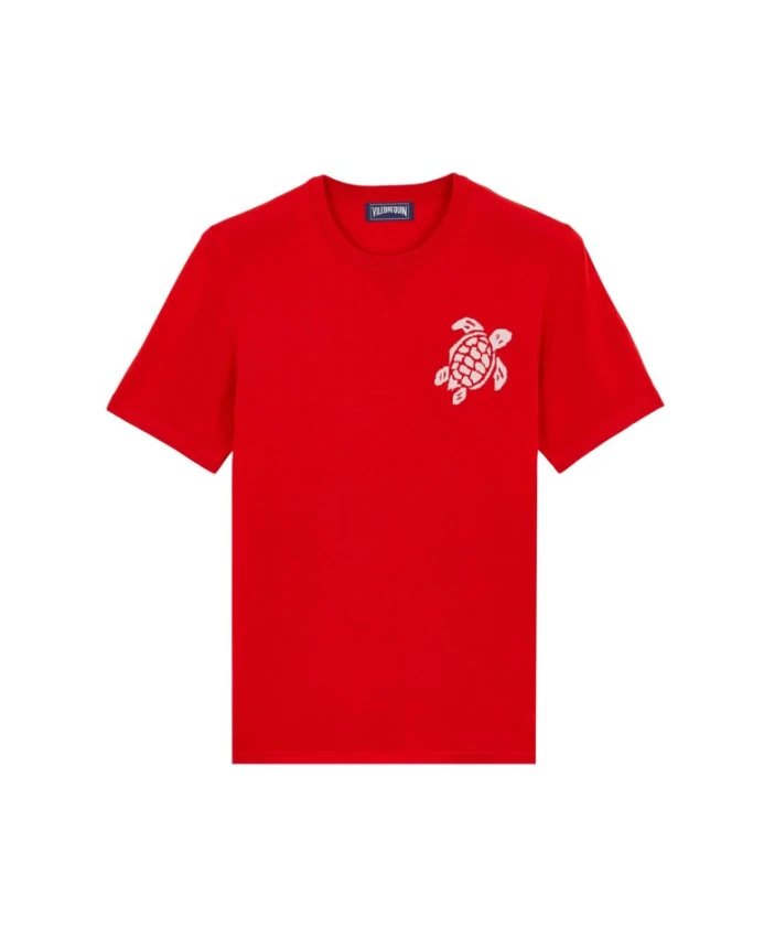 

Жаккардовая футболка с черепахой Vilebrequin, красный