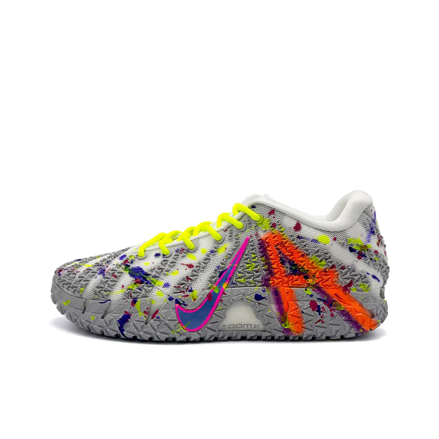 

Nike Джа Морэнт 3 Cool Ink Splatter низкие баскетбольные кроссовки унисекс серый, цвет Gray