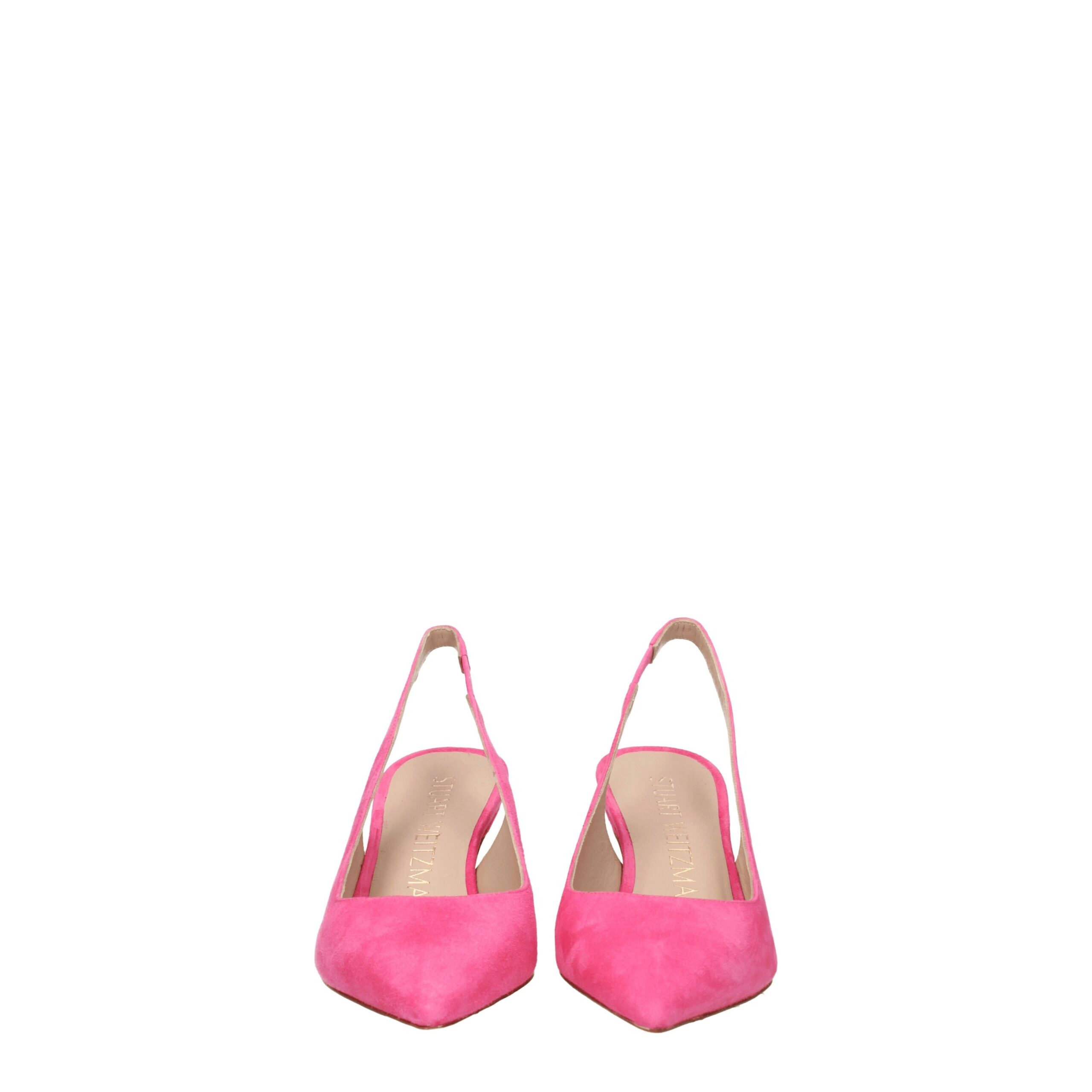 Розовые кожаные туфли на высоком каблуке Stuart Weitzman, розовый — фото 3