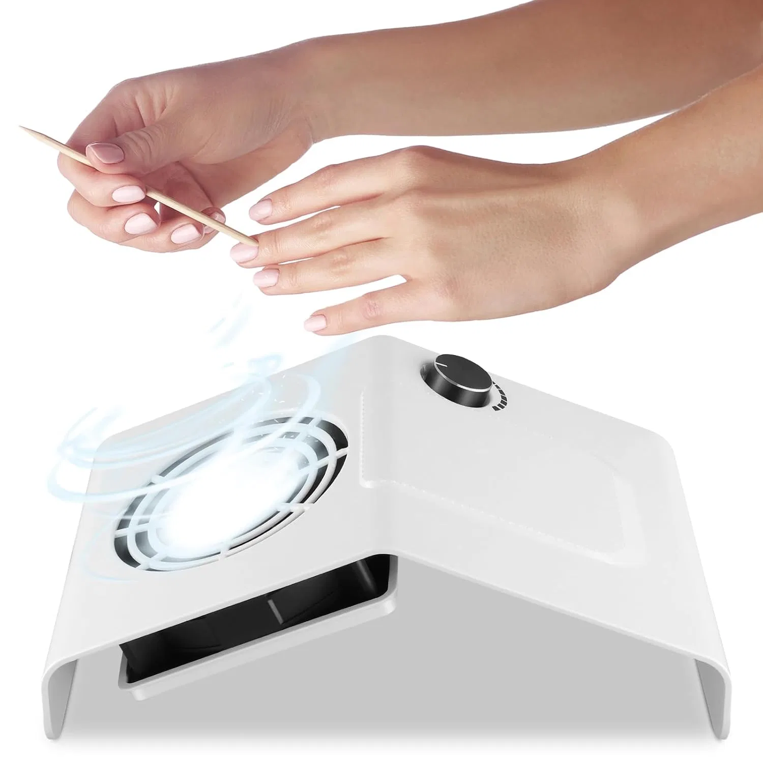 Пылесос для маникюра 80 Вт с многоразовым фильтром Vihbrai