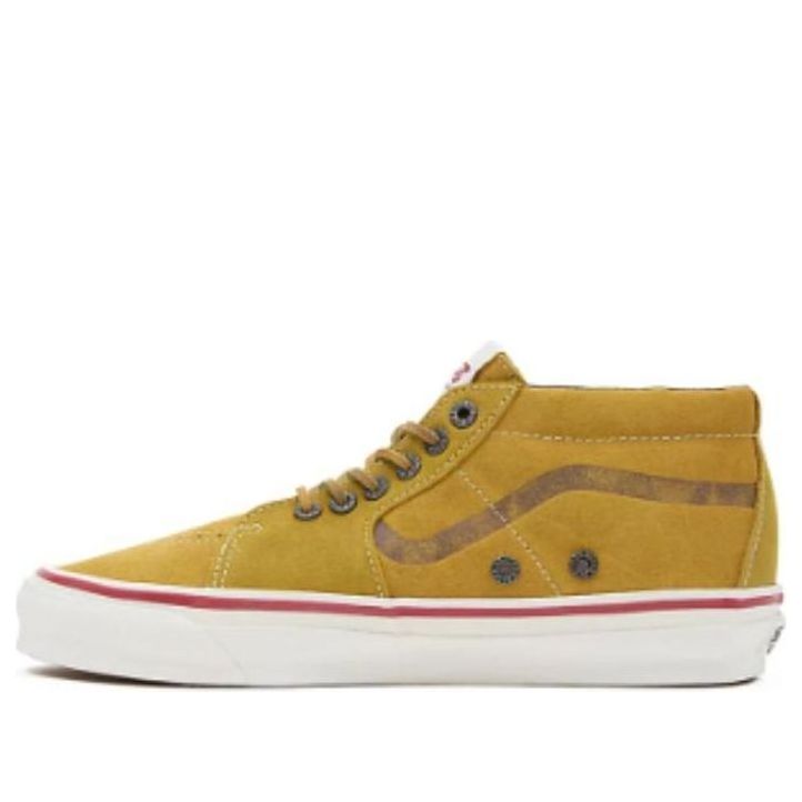 

Кроссовки Vans X Nigel Cabourn Og Sk8-mid Lx 'Tan', желто-коричневый
