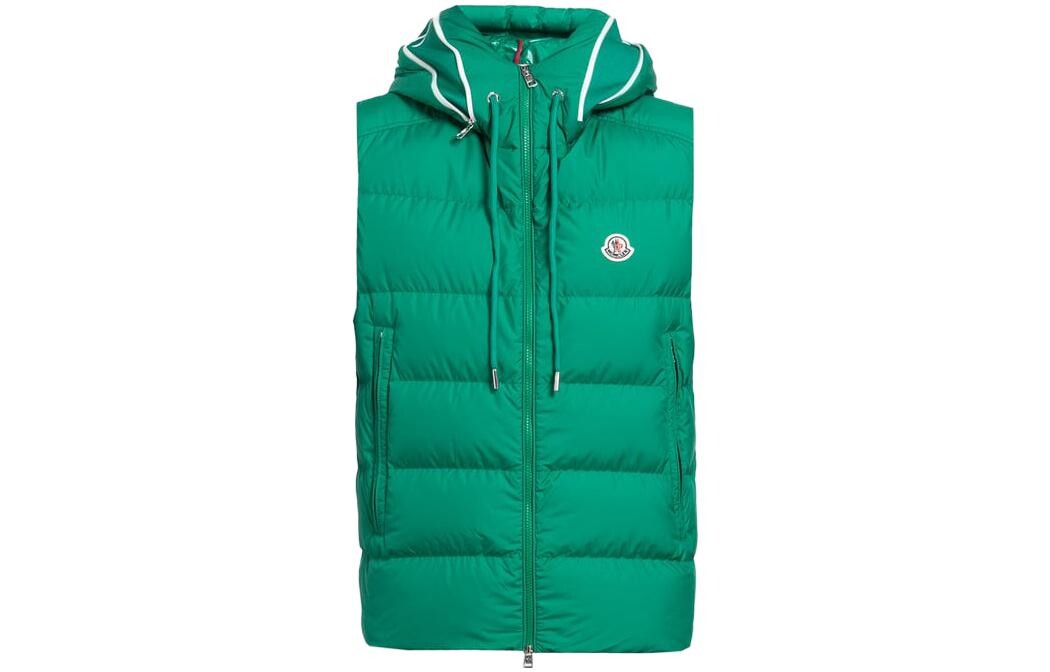 

Жилет унисекс зеленый Moncler