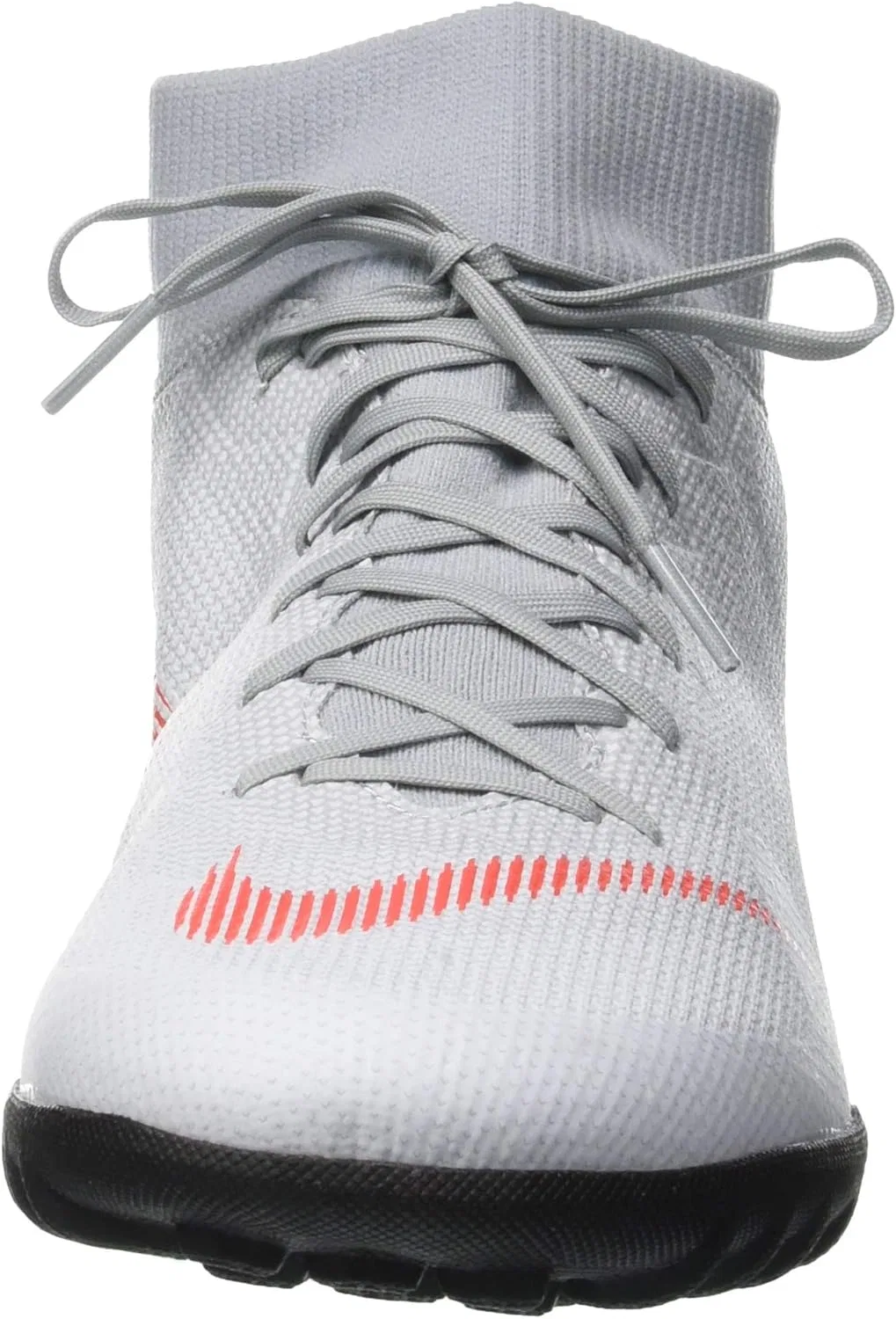 Футбольные бутсы Nike Mercurial Superflyx Vi Academy TF унисекс, Multicolour Wolf Grey Lt Crimson Pure Platinum 060 — фото 2