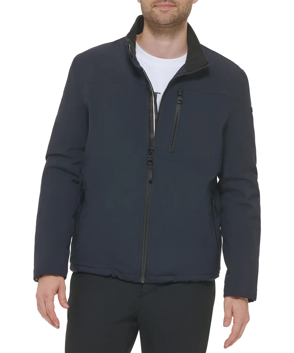 Куртка Sherpa Lined Soft Shell Calvin Klein, тёмно-синяя