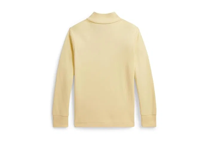 Свитер Cotton Interlock 1/4 Zip Pullover Polo Ralph Lauren Kids, T Bird Yellow — фото 2