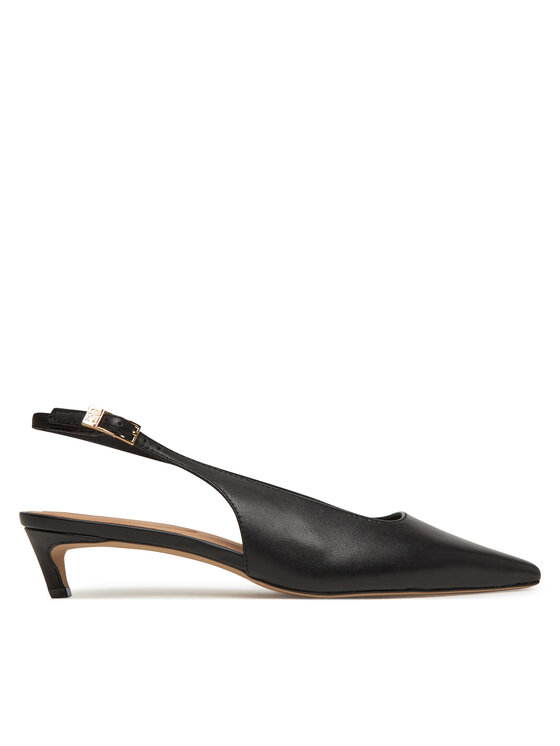 Сандалии Squared Toe Kitten Slingback FW0FW08711 Tommy Hilfiger, черный