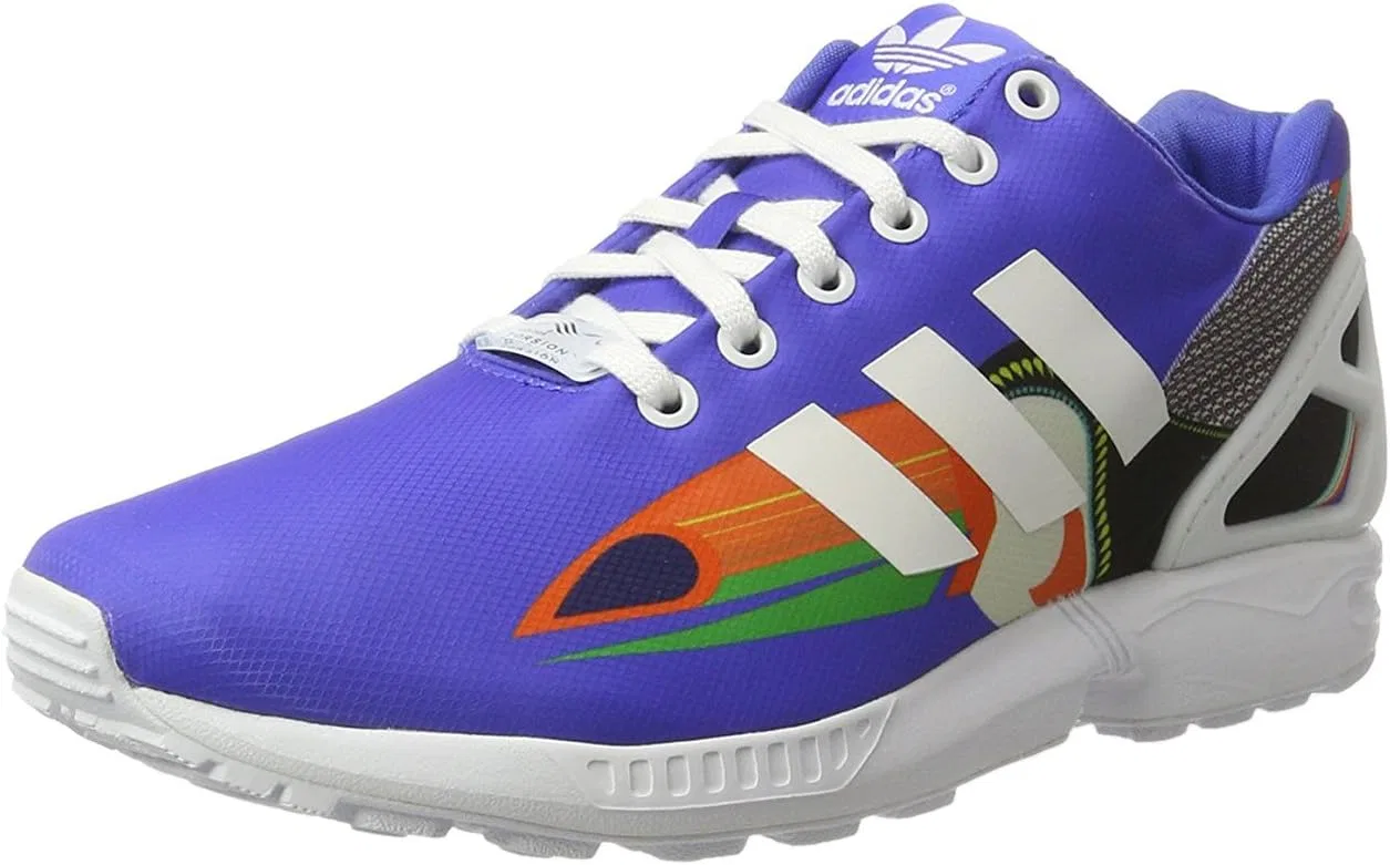Женские кроссовки Adidas Zx Flux, Blue White
