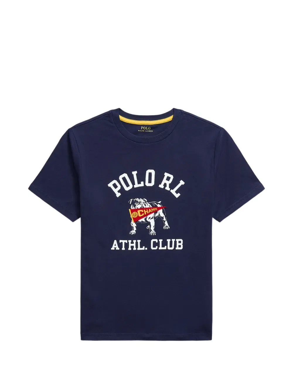 Футболка с короткими рукавами и логотипом Polo Ralph Lauren Kids, синий