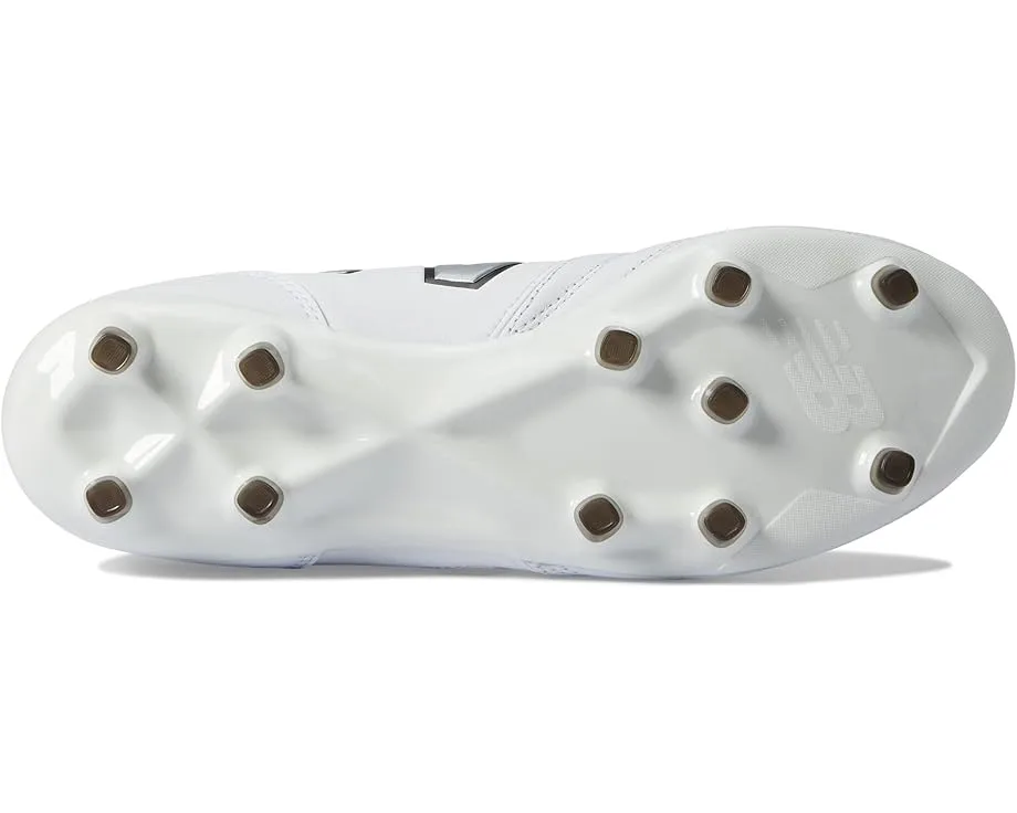 Кроссовки New Balance 442 V2 Team FG Soccer Cleats, White/Black — фото 3