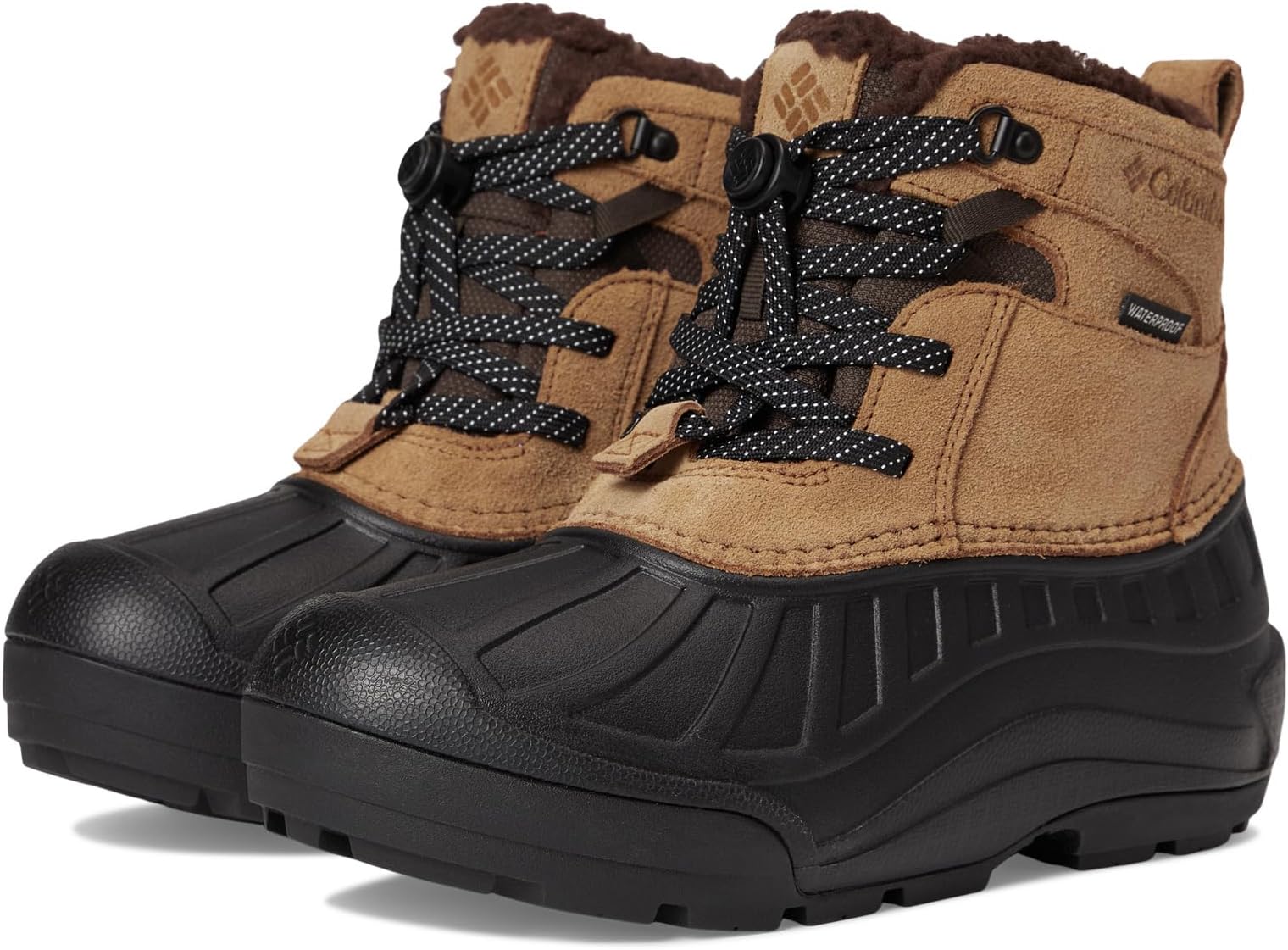 

Ботинки Columbia Kids Youth Powderbug Alpine Waterproof, цвет Sahara/Black