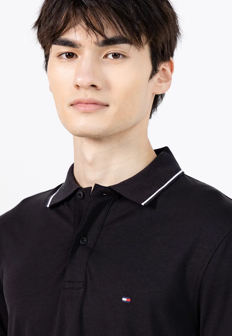 Поло Performance Regular Fit Quick Dry, Th Mainline Tommy Hilfiger, черный/мультиколор — фото 3