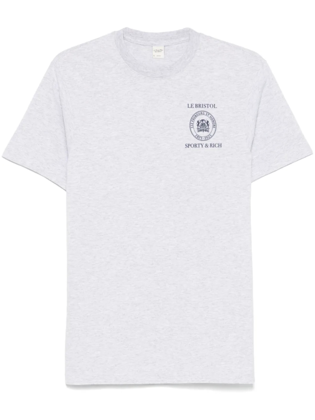 

Футболка Sporty & Rich x Le Bristol Paris Crest Seal 100th, серый