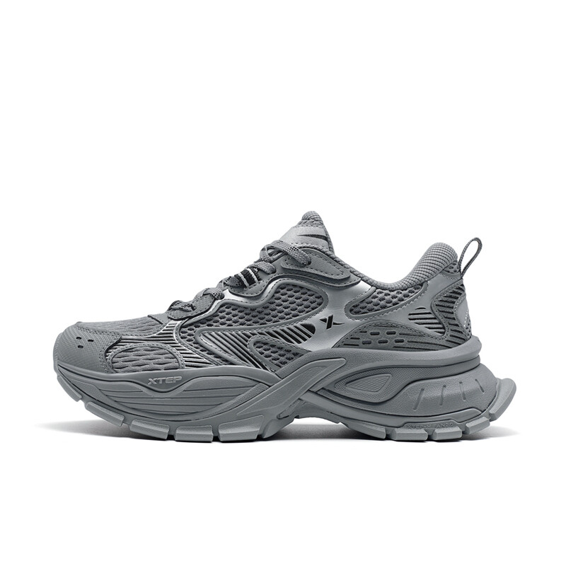 

Кроссовки XTEP Basque Lifestyle Shoes Women's Low-top Graphite Gray/silver/black, черный