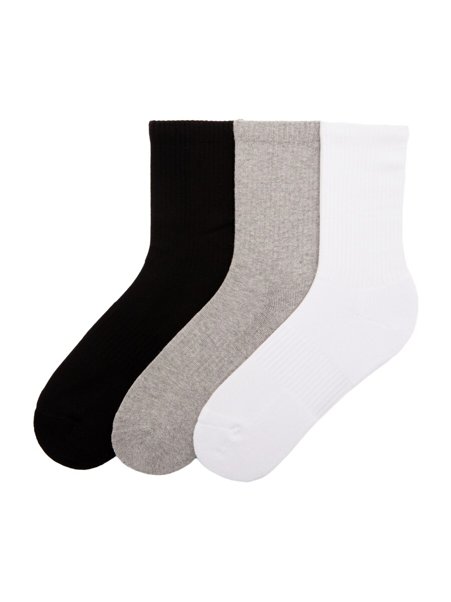 

Носки Pull&Bear, цвет Grey/Black/White