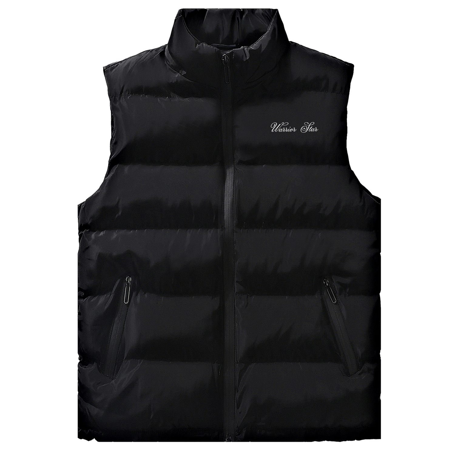 

WARRIOR Жилет Unisex Black Stand Collar Moderate Urban Techwear