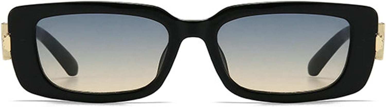 

Солнцезащитные очки Willochra Fashion Square для женщин, дорожные солнцезащитные очки, маленькие прямоугольные солнцезащитные очки для мужчин, ретро черные с леопардовым принтом F28, C2