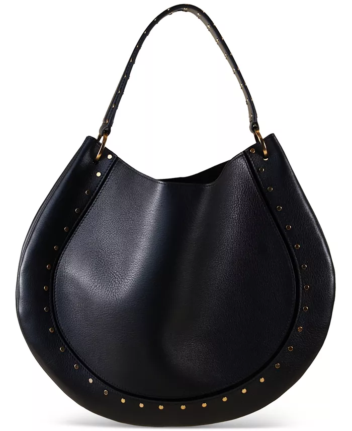 

Женская сумка Wyatt Convertible Leather Large Hobo Sam Edelman, черный