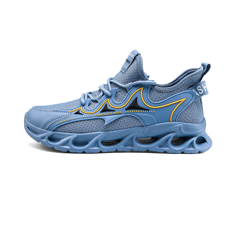 

TRESPASS Амортизирующие кроссовки с противоскользящими и износостойкими свойствами мужские низкие синие, цвет Blue