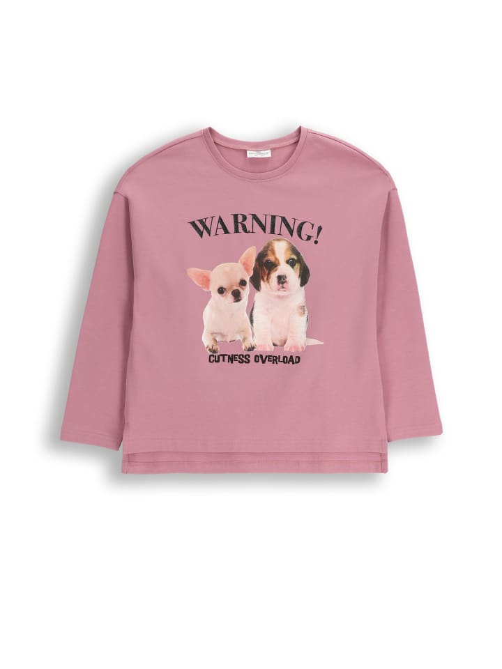 

Рубашка с длинными рукавами приглушенно-розового цвета Coccodrillo