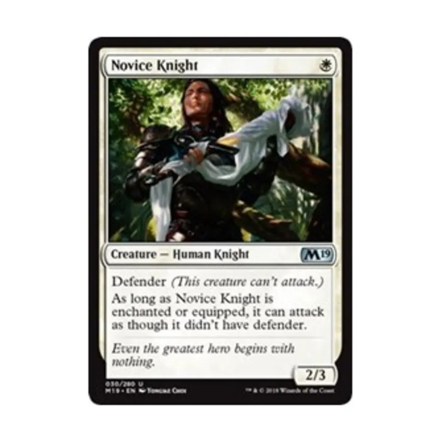 

CCG Рыцарь-новичок (U), MTG - Core Set 2019
