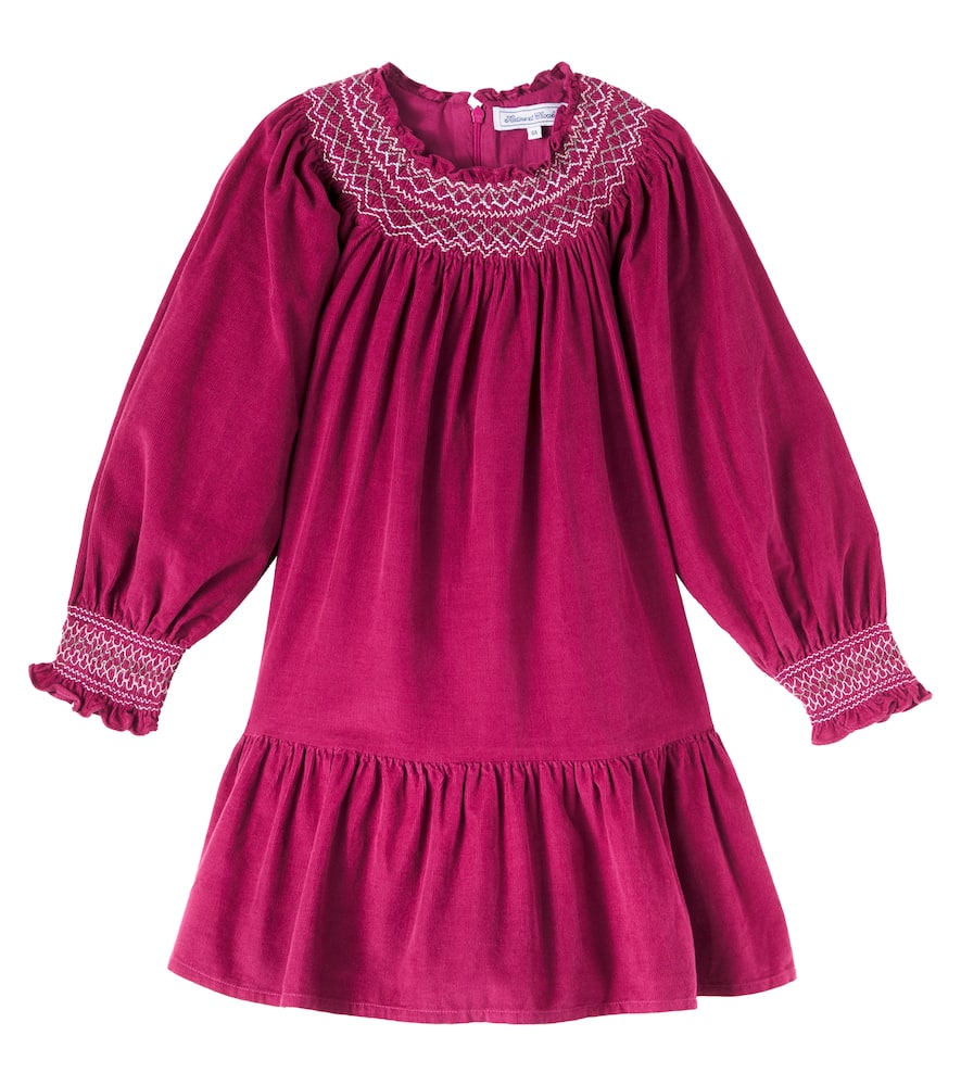 

Вышитое бархатное платье Tartine et Chocolat, Magenta