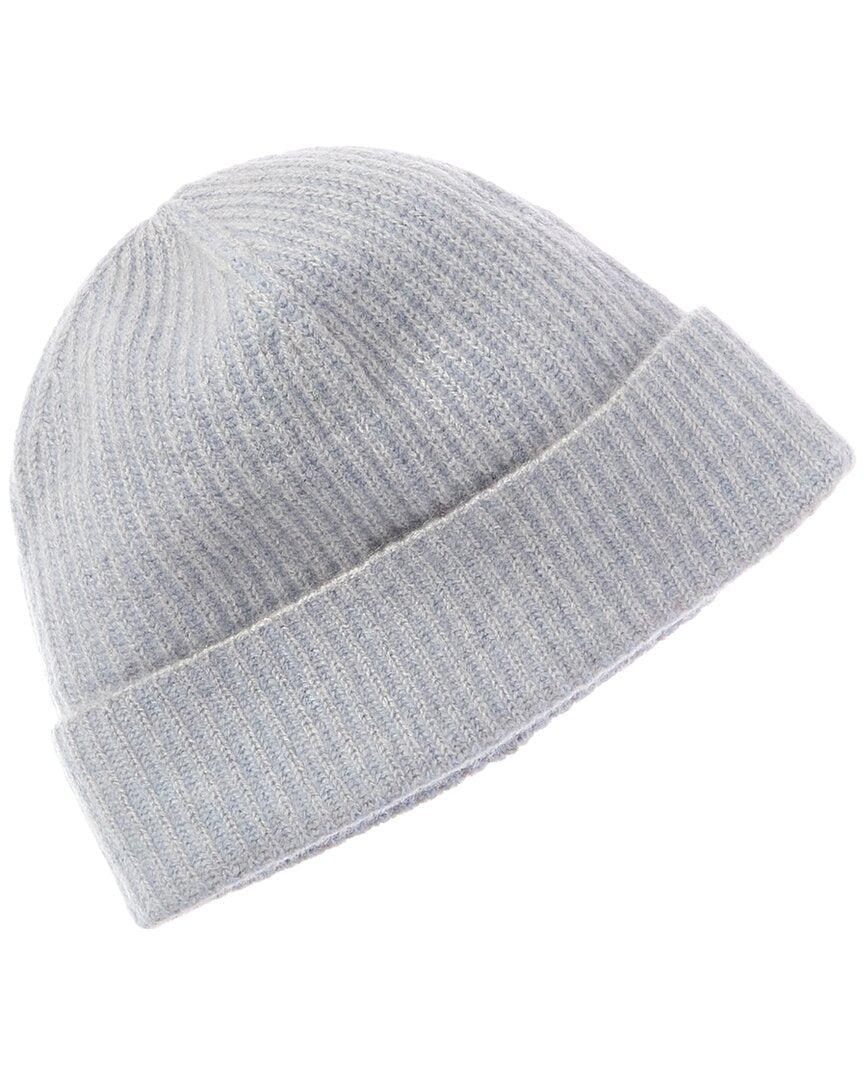 

Шапка-бини Brodie Cashmere Contrast Plaited Cashmere, серый