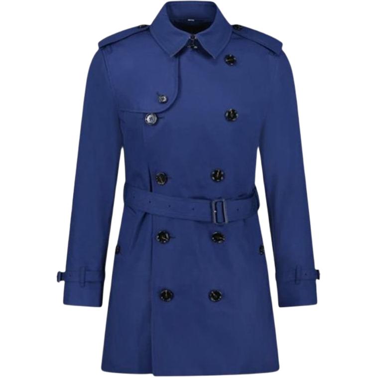 

Burberry Синее мужское пальто, Blue