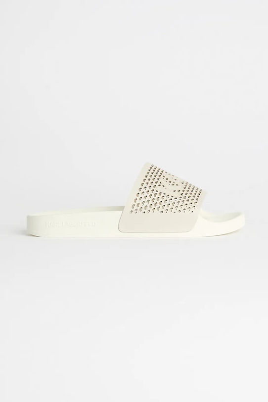 Кожаные шлепанцы KONDO 2.0 Karl Lagerfeld, белый
