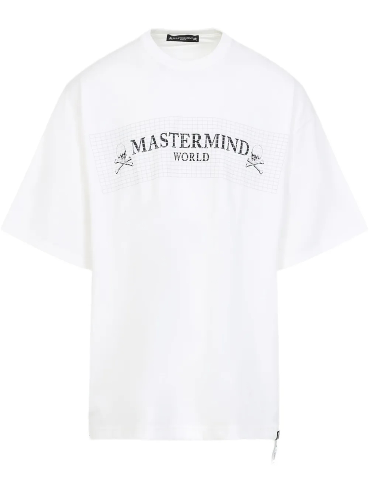 

Футболка с принтом черепа Mastermind World, белый