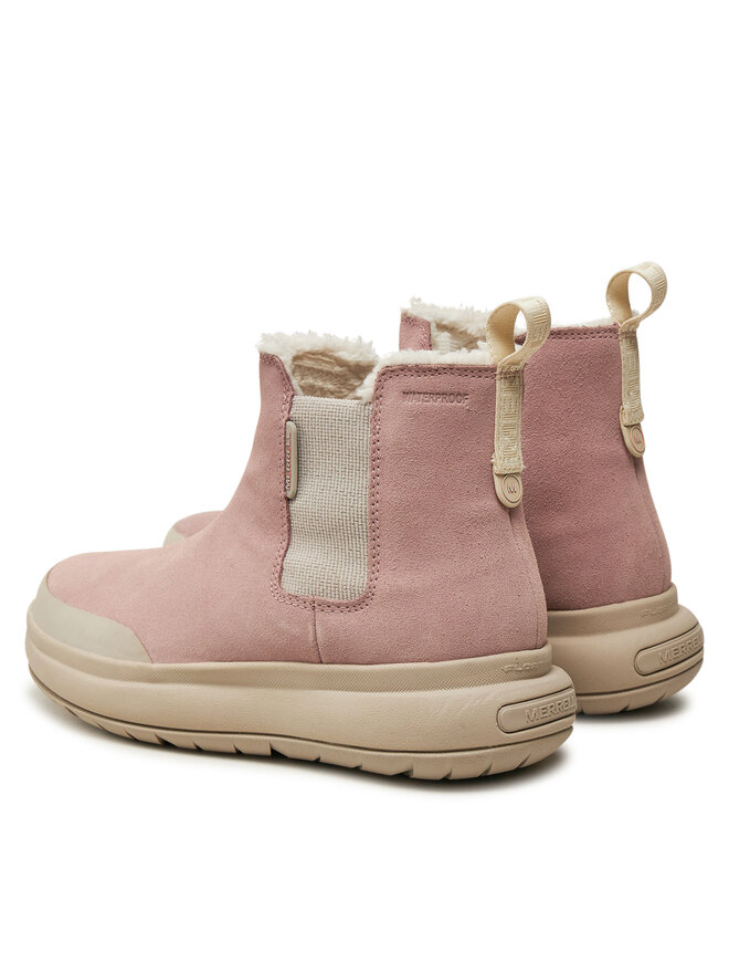 Ботинки женские Merrell Marquette Thermo замшевые, розовый — фото 4
