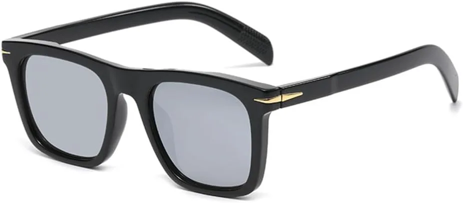 

Большие солнцезащитные очки для женщин, винтажные солнцезащитные очки для мужчин, градиентный леопардовый принт, очки с защитой от УФ-излучения UV400 LANGSER, Silver