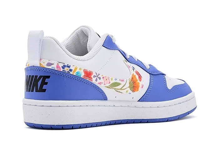 Кроссовки Nike Kids Court Borough Low FL, белые — фото 4