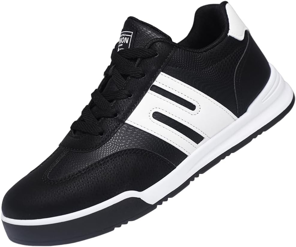 

Мужские легкие кроссовки для улицы с нескользящей подошвой, мягкой подошвой, для тенниса, низкие спортивные кроссовки Lexamen, черный