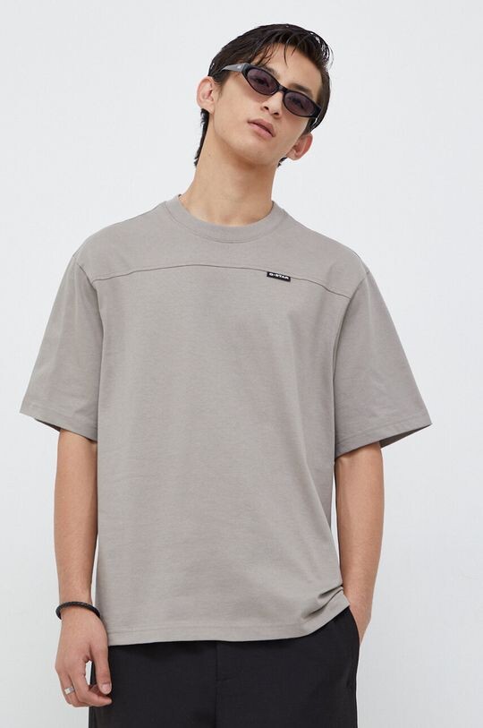 

Хлопковая футболка G-Star Raw, серый