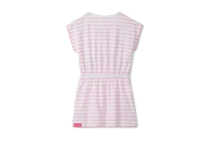 Платье с запахом в полоску Strawberry Stripes Hatley Kids, Fandango Pink — фото 2