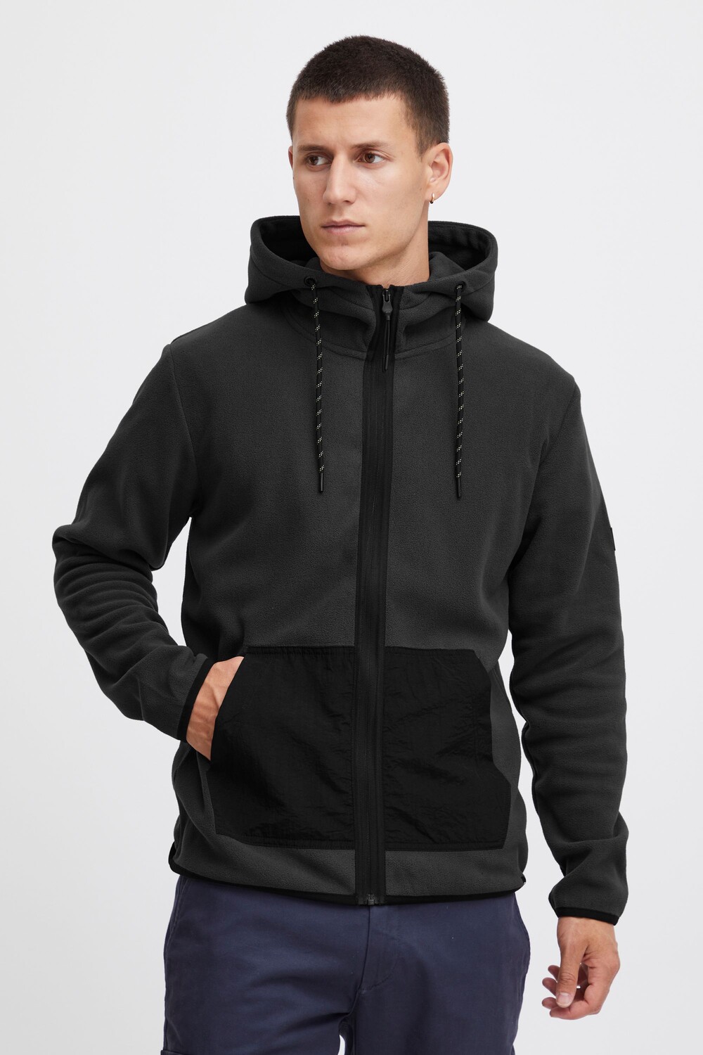 

Куртка INDICODE Fleecejacke IDManku, серый