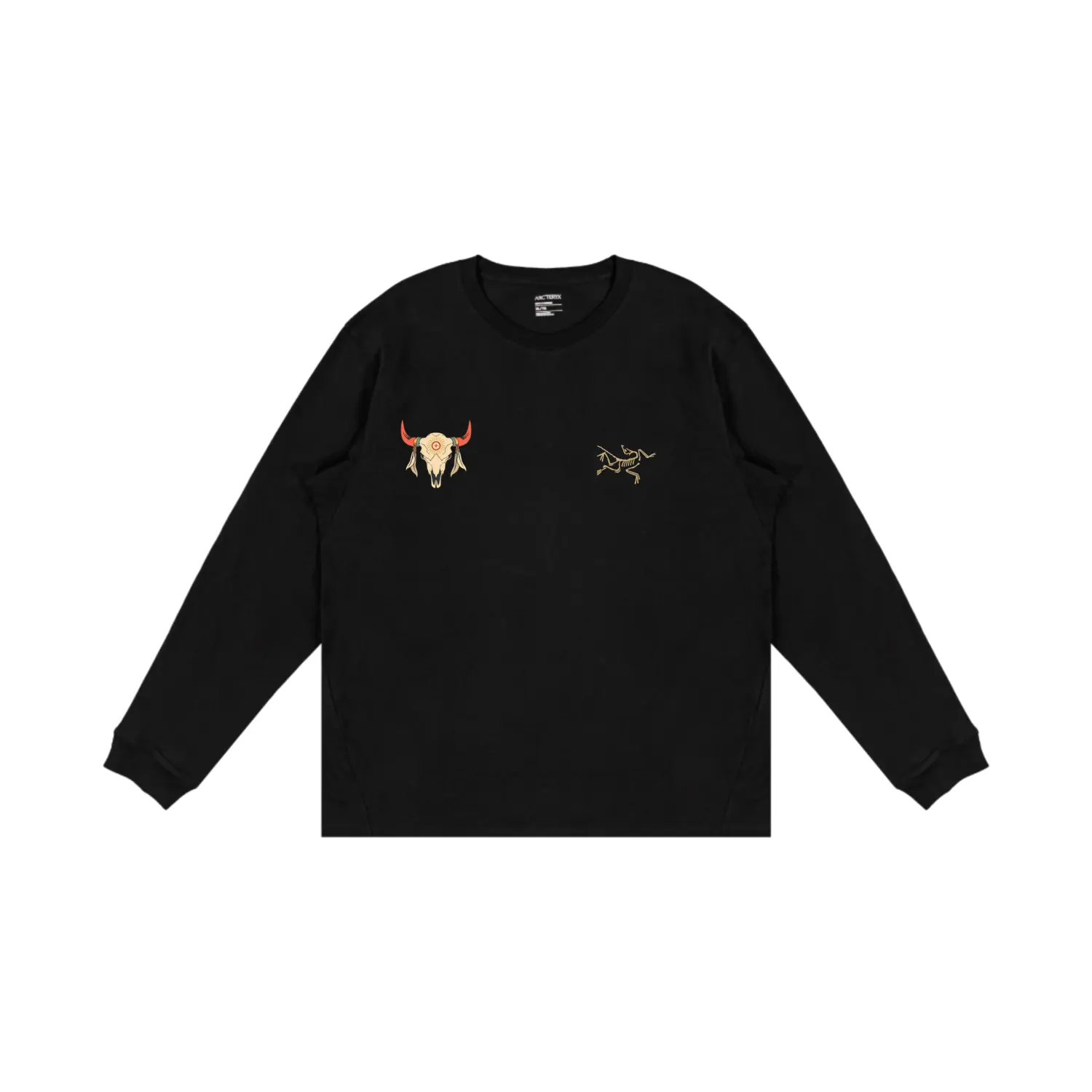 

Arcteryx Футболка мужская Black/24k Black Crew Neck Moderate