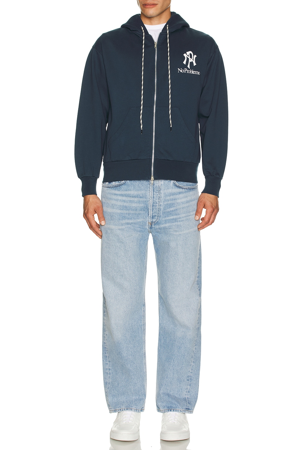 

Nyp Zip Through Худи No Problemo, Navy