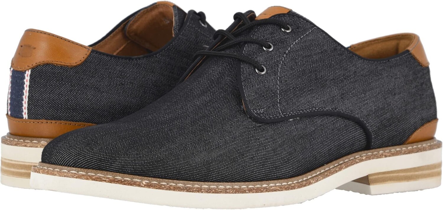 

Оксфорды Highland Canvas Plain Toe Oxford Florsheim, цвет Blalck Canvas/White Sole