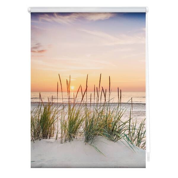 

Рулонные шторы Lichtblick Nordseestrand, 60x150x6 см, красный/белый