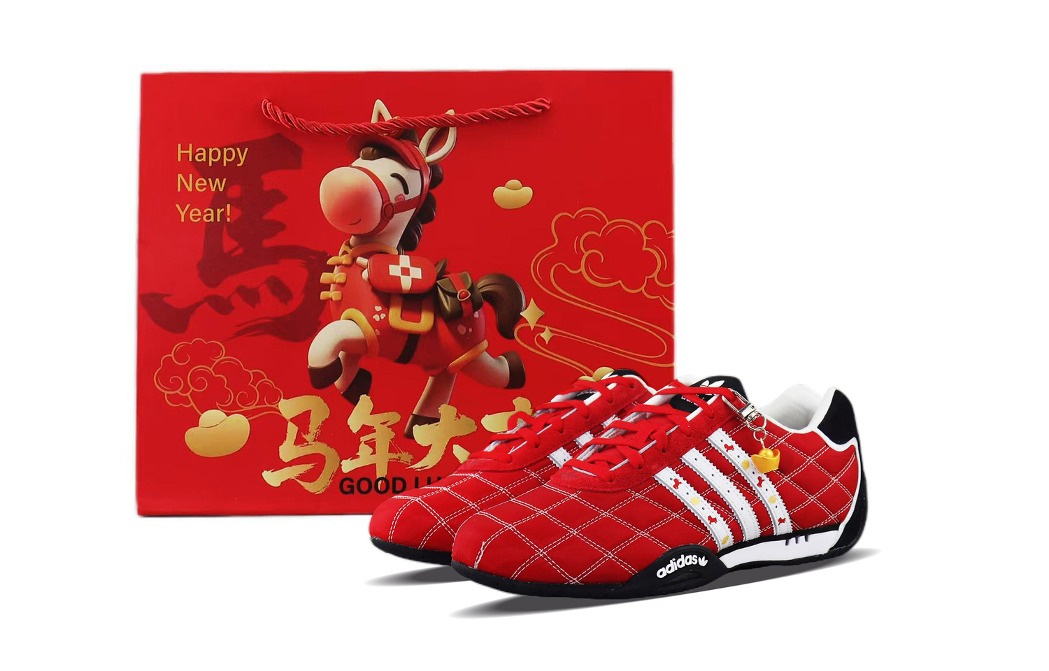 

Adidas Originals ADIRACER Износостойкие низкие повседневные кроссовки Unisex красные